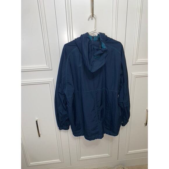 Vintage Gear for Sports Embroidered Men's XL Blue Hooded Windbreaker Jacket - Picture 9 of 9